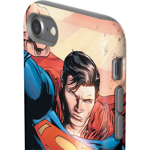 DC Comics Superman Flying Pose Action Comics #957 Art by Patch Zircher iPhone SE (2nd & 3rd Gen) Pro Case