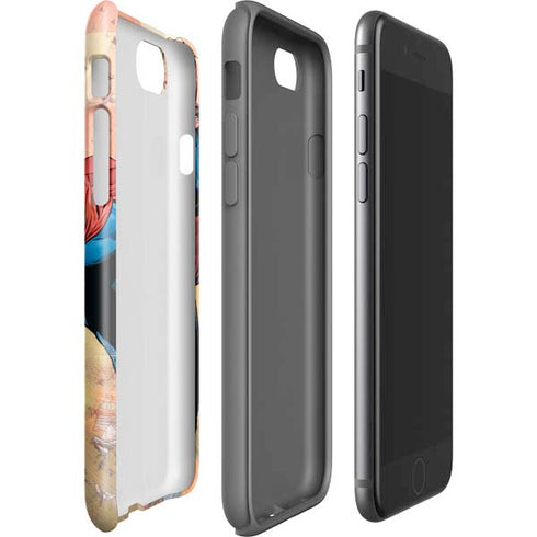 DC Comics Superman Flying Pose Action Comics #957 Art by Patch Zircher iPhone SE (2nd & 3rd Gen) Pro Case