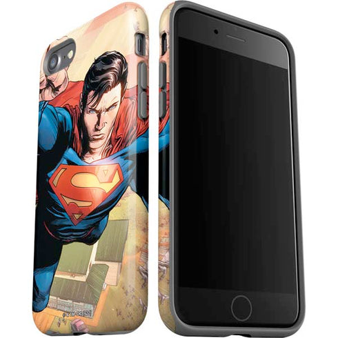 DC Comics Superman Flying Pose Action Comics #957 Art by Patch Zircher iPhone SE (2nd & 3rd Gen) Pro Case