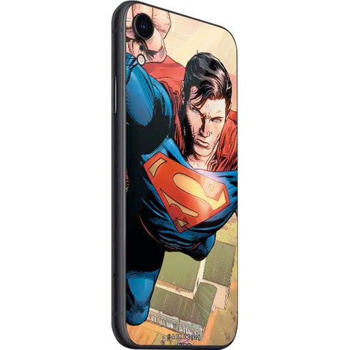 DC Comics Superman Flying Pose Action Comics #957 Art by Patch Zircher iPhone SE (2nd & 3rd Gen) Skin