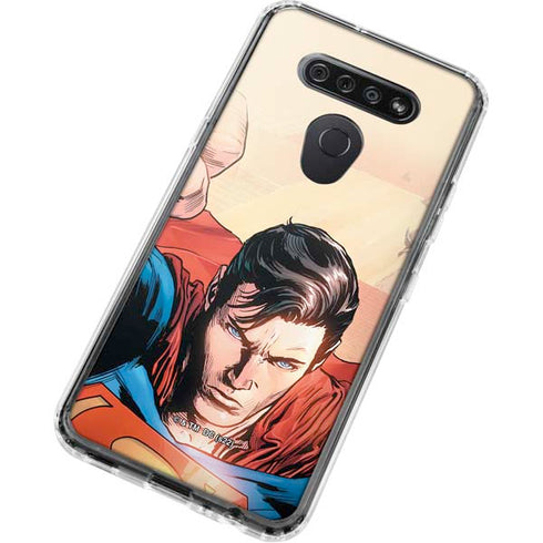 DC Comics Superman Flying Pose Action Comics #957 Art by Patch Zircher LG K51/Q51 Clear Case