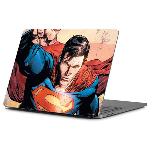 DC Comics Superman Flying Pose Action Comics #957 Art by Patch Zircher Apple MacBook Pro 13-inch Skin