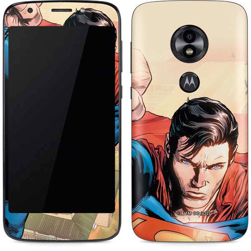 DC Comics Superman Flying Pose Action Comics #957 Art by Patch Zircher Moto E5 Play Skin