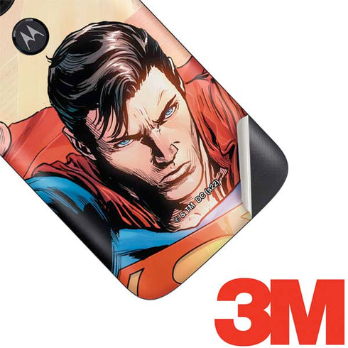 DC Comics Superman Flying Pose Action Comics #957 Art by Patch Zircher Moto E5 Play Skin