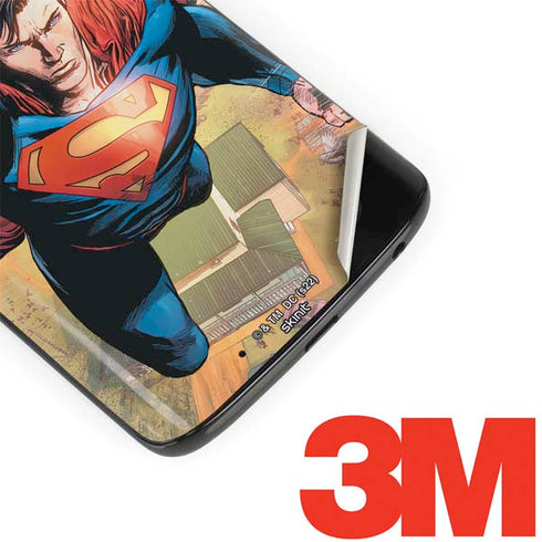 DC Comics Superman Flying Pose Action Comics #957 Art by Patch Zircher Moto G6 Skin