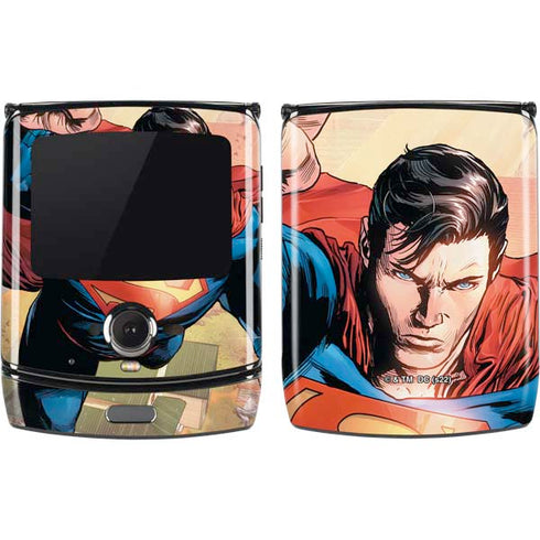 DC Comics Superman Flying Pose Action Comics #957 Art by Patch Zircher Motorola RAZR Skin