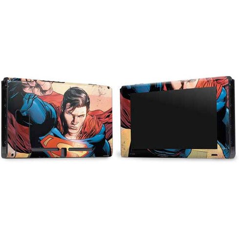 DC Comics Superman Flying Pose Action Comics #957 Art by Patch Zircher Nintendo Switch Bundle Skin