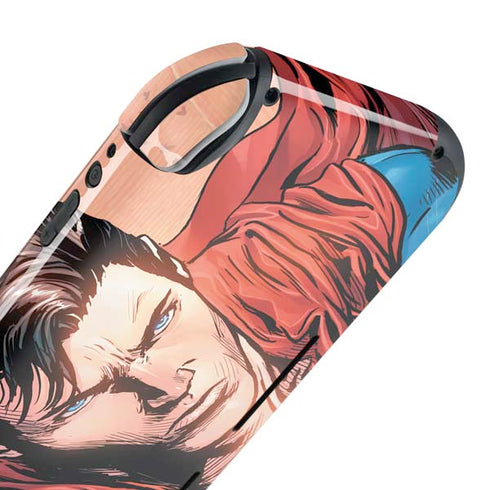 DC Comics Superman Flying Pose Action Comics #957 Art by Patch Zircher Nintendo Switch Lite Skin