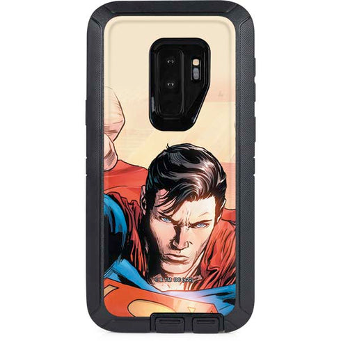 DC Comics Superman Flying Pose Action Comics #957 Art by Patch Zircher Otterbox Defender Galaxy Skin