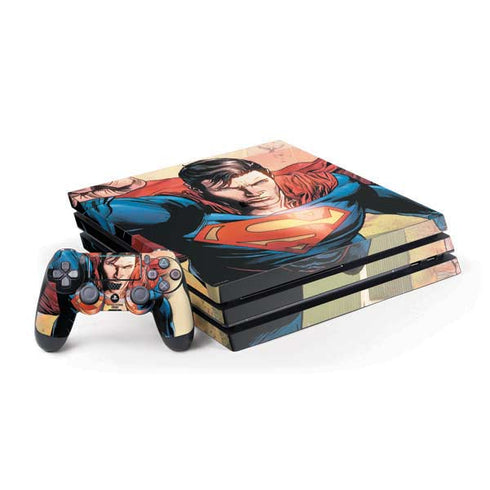 DC Comics Superman Flying Pose Action Comics #957 Art by Patch Zircher PS4 Pro Bundle Skin