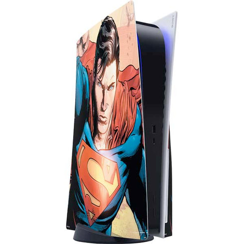 DC Comics Superman Flying Pose Action Comics #957 Art by Patch Zircher PS5 Console Skin