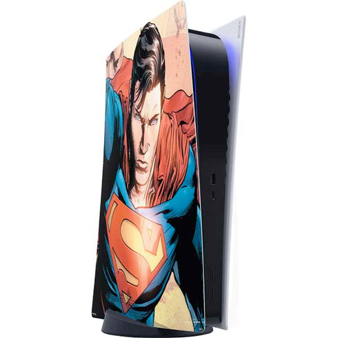 DC Comics Superman Flying Pose Action Comics #957 Art by Patch Zircher PS5 Digital Edition Console Skin