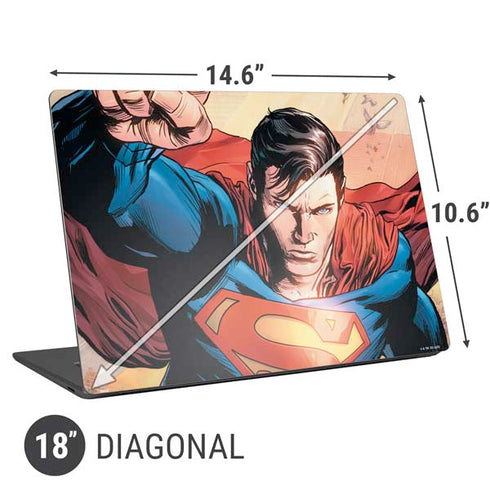 DC Comics Superman Flying Pose Action Comics #957 Art by Patch Zircher Universal Laptop 18in (14.6 x 10.6in) Skin