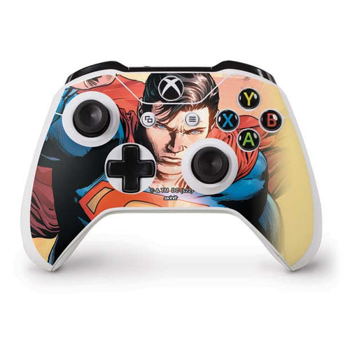DC Comics Superman Flying Pose Action Comics #957 Art by Patch Zircher Xbox One S Controller Skin