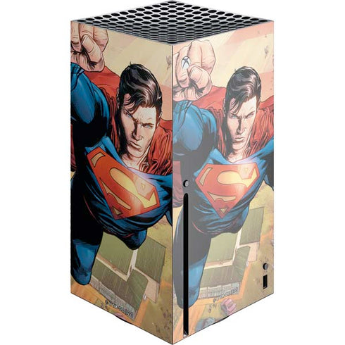 DC Comics Superman Flying Pose Action Comics #957 Art by Patch Zircher Xbox Series X Console Skin