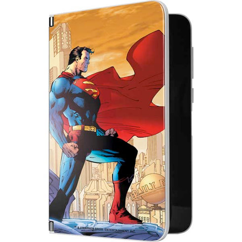 DC Comics Superman For Tomorrow Cover Art by Jim Lee Surface Duo Skin