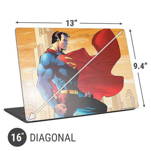 DC Comics Superman For Tomorrow Cover Art by Jim Lee Universal Laptop 16in (13 x 9.4in) Skin