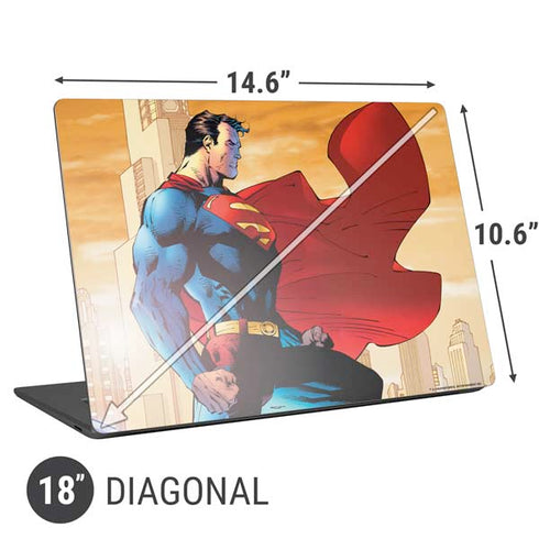 DC Comics Superman For Tomorrow Cover Art by Jim Lee Universal Laptop 18in (14.6 x 10.6in) Skin