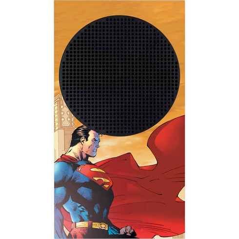 DC Comics Superman For Tomorrow Cover Art by Jim Lee Xbox Series S Console Skin