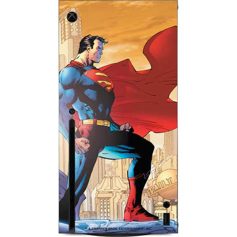 DC Comics Superman For Tomorrow Cover Art by Jim Lee Xbox Series X Console Skin