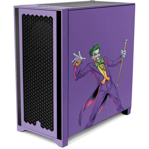 DC Comics The Joker Surprise - The Joker Corsair 4000D Tempered Glass Mid-Tower ATX Case Skin