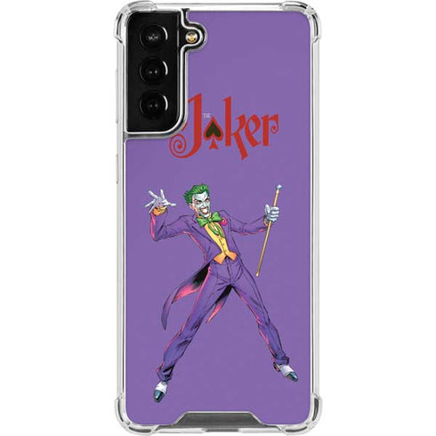 DC Comics The Joker Surprise - The Joker Galaxy S21 FE Clear Case