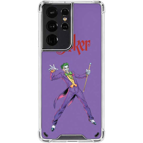 DC Comics The Joker Surprise - The Joker Galaxy S21 Ultra 5G Clear Case