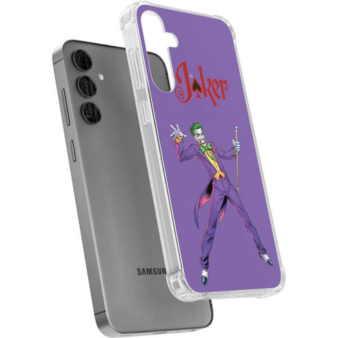 DC Comics The Joker Surprise - The Joker Galaxy S24 Plus Clear Case