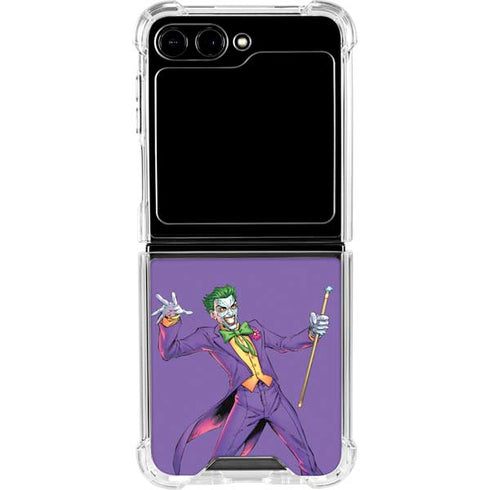 DC Comics The Joker Surprise - The Joker Galaxy Z Flip5 5G Clear Case