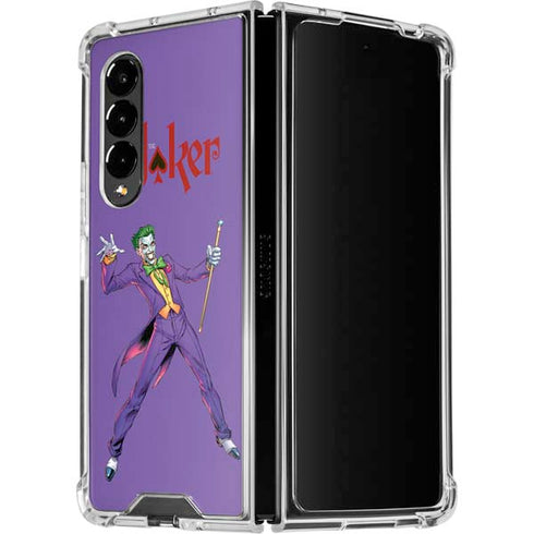 DC Comics The Joker Surprise - The Joker Galaxy Z Fold4 5G Clear Case