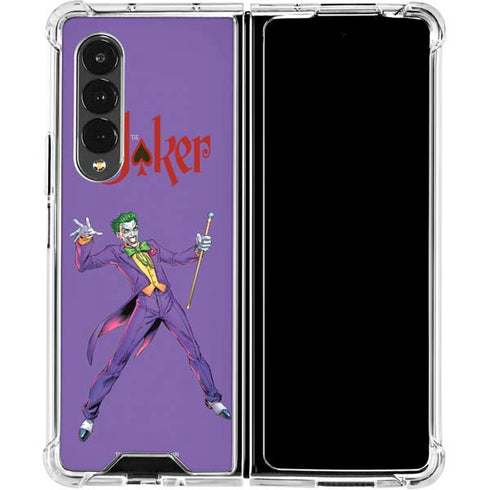 DC Comics The Joker Surprise - The Joker Galaxy Z Fold4 5G Clear Case