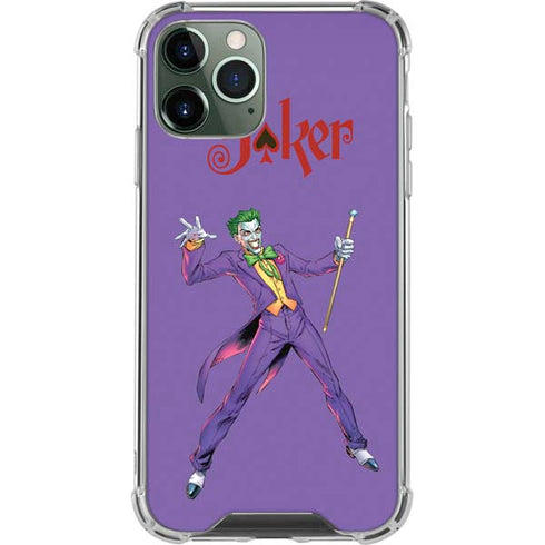 DC Comics The Joker Surprise - The Joker iPhone 12 Pro Max Clear Case