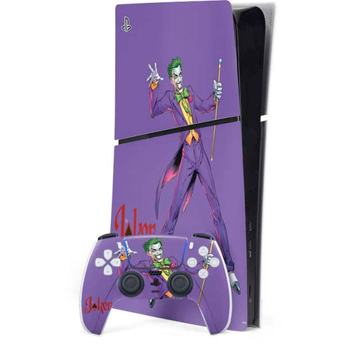 DC Comics The Joker Surprise - The Joker PS5 Slim Digital Edition Console Skin