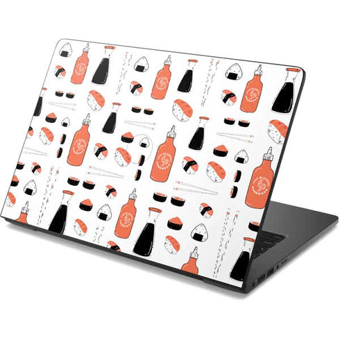 Sushi Foodie Dell Chromebook Skin