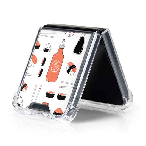 Sushi Foodie Galaxy Z Flip5 5G Clear Case