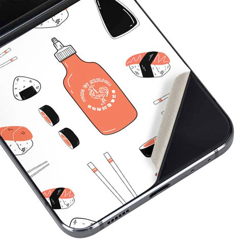Sushi Foodie Galaxy Z Flip5 5G Skin