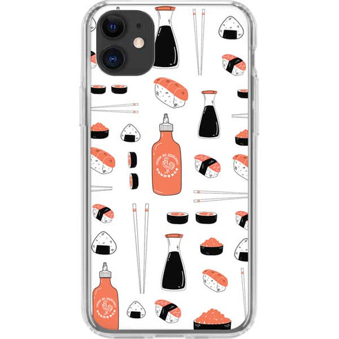 Sushi Foodie iPhone 11 Clear Case