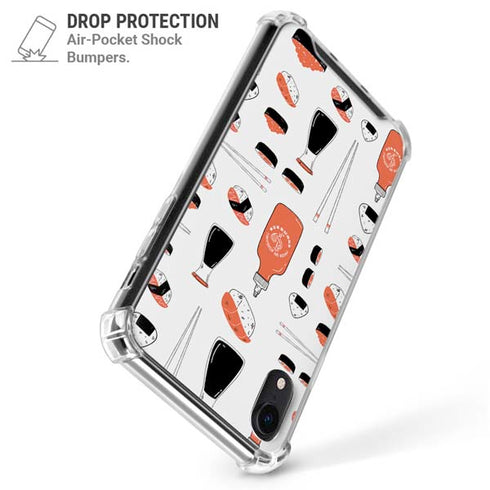 Sushi Foodie iPhone XR Clear Case