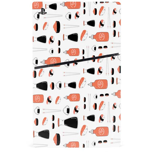 Sushi Foodie PS5 Slim Disk Bundle Skin