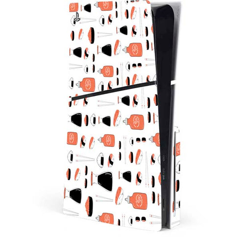 Sushi Foodie PS5 Slim Disk Console Skin