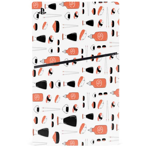 Sushi Foodie PS5 Slim Disk Console Skin