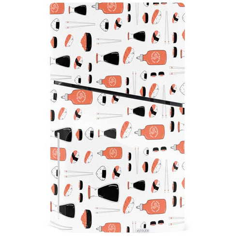 Sushi Foodie PS5 Slim Disk Console Skin