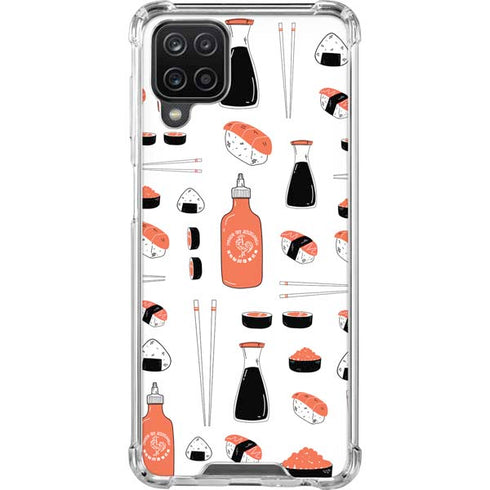 Sushi Foodie Galaxy A12 Clear Case