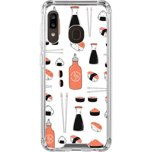Sushi Foodie Galaxy A30 Clear Case