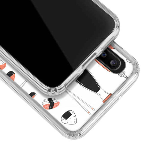 Sushi Foodie Galaxy A30 Clear Case