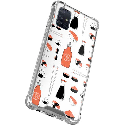 Sushi Foodie Galaxy A71 5G Clear Case