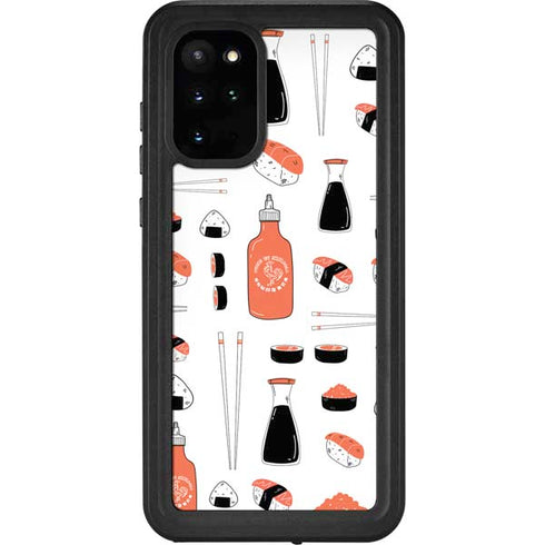 Sushi Foodie Galaxy S20 Plus Waterproof Case