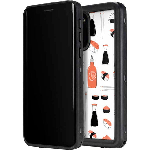 Sushi Foodie Galaxy S20 Plus Waterproof Case