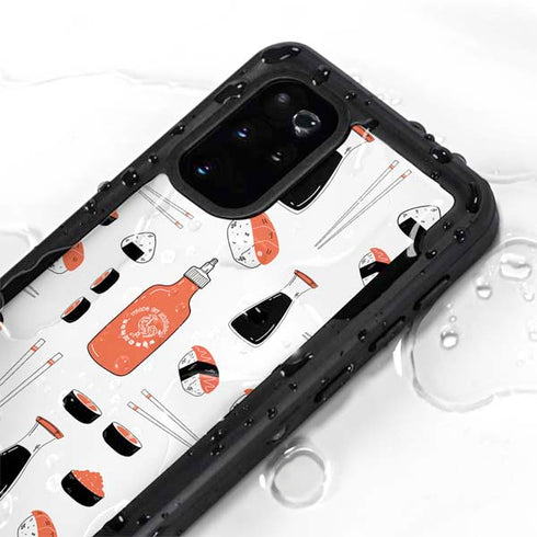 Sushi Foodie Galaxy S20 Plus Waterproof Case