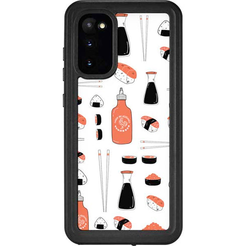 Sushi Foodie Galaxy S20 Waterproof Case